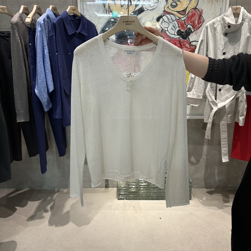 LAMAGIEPIE/LAMAGIE GREY韓國代購女裝新品時尚職業針織衫LAMAGIEPIE/LAMAGIE GREY針織衫圖色1