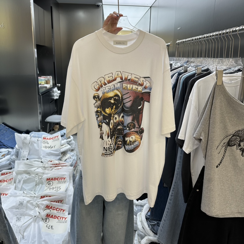 MADCITY/SAGAFURS韓國直郵實拍女裝新款人氣26春夏時尚T恤MADCITY/SAGAFURST恤圖色1