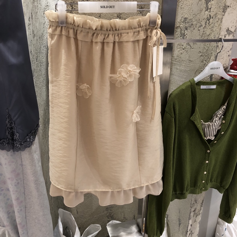 SOLD OUT韓國直郵女裝新款時尚推薦26春夏休閑半身裙中短裙SOLD OUT半身裙/中短裙圖色1