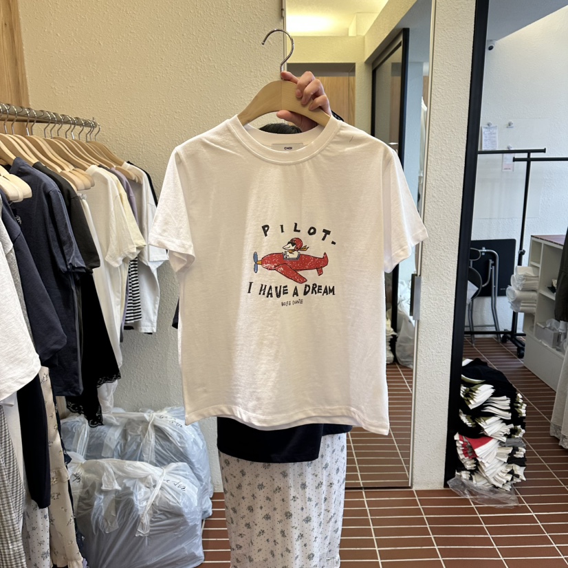 CHOI-L韓國代購女裝新款推薦26春夏熱賣職業休閑時尚T恤CHOIT恤圖色1