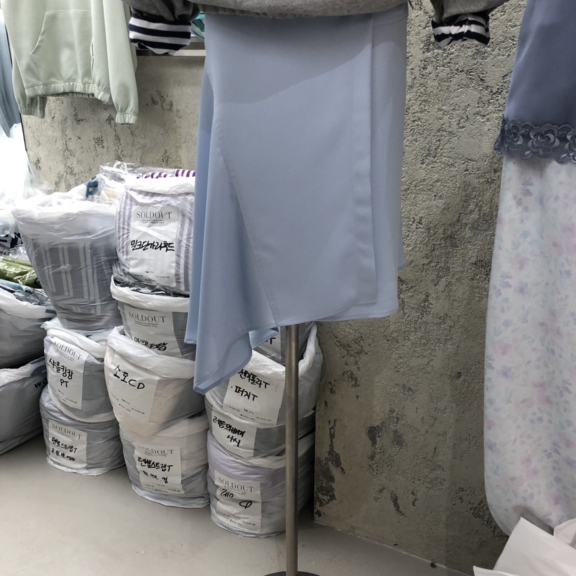 SOLD OUT韓國直郵女士新款26春夏休閑半身裙中短裙裹身裙SOLD OUT半身裙/中短裙圖色2