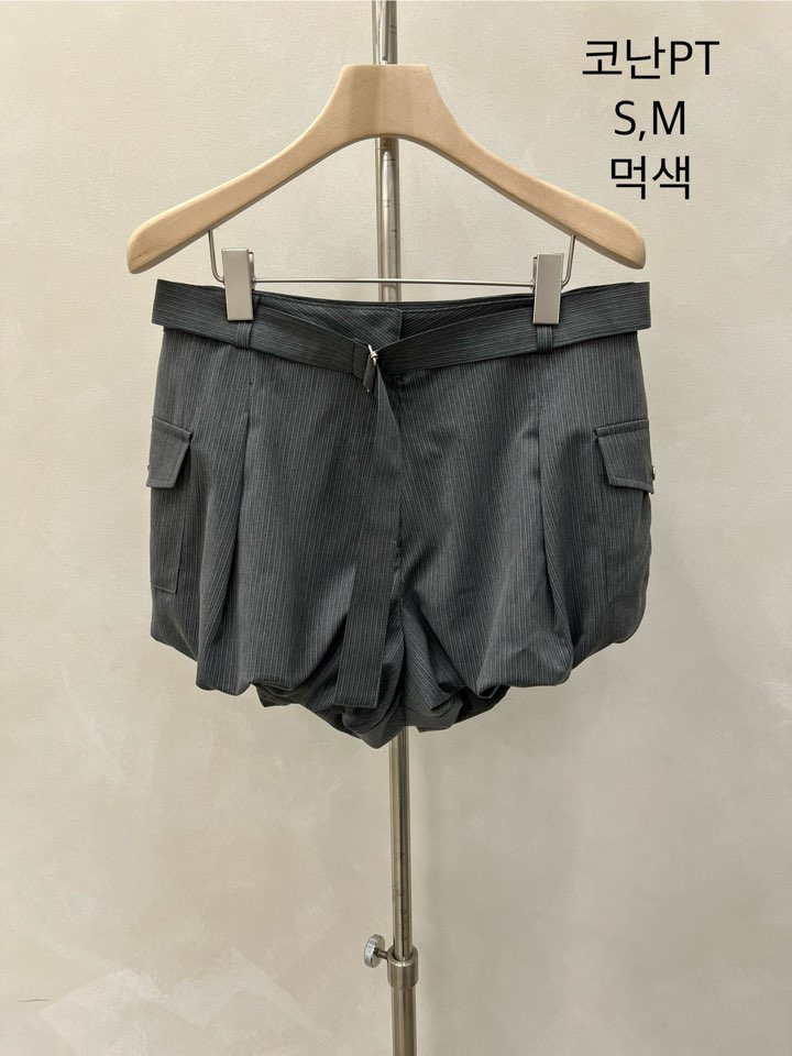 LAKE-A/KONI韓國東大門代購女裝新品職業時尚短褲含腰帶LAKE-A/KONI短褲圖色2