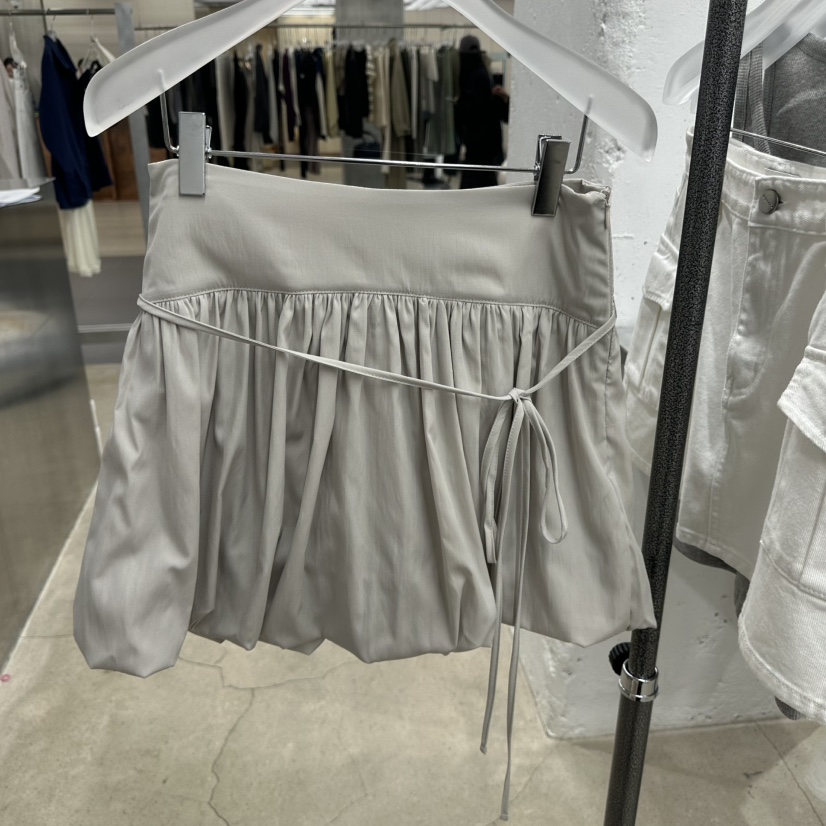 HELVETICA韓國直郵實拍女士新款人氣休閑26春夏裙褲含腰繩HELVETICA裙褲圖色1