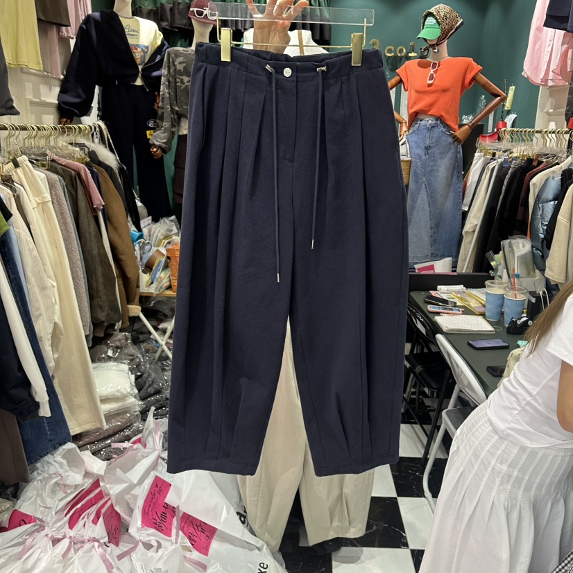 3COLOR韓國代購女士新品職業休閑褲Three color休閑褲圖色2