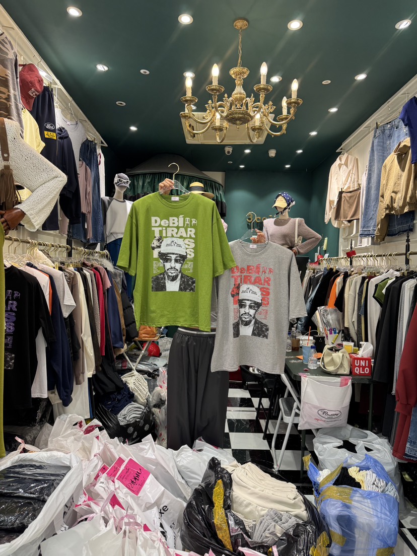 3COLOR韓國直郵實拍女士新款時尚T恤Three colorT恤