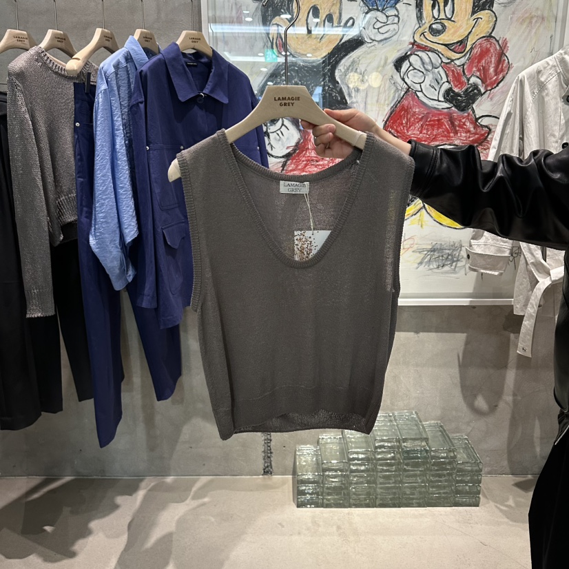 LAMAGIEPIE/LAMAGIE GREY韓國直郵實拍女裝新款推薦吊帶背心LAMAGIEPIE/LAMAGIE GREY吊帶/背心圖色1