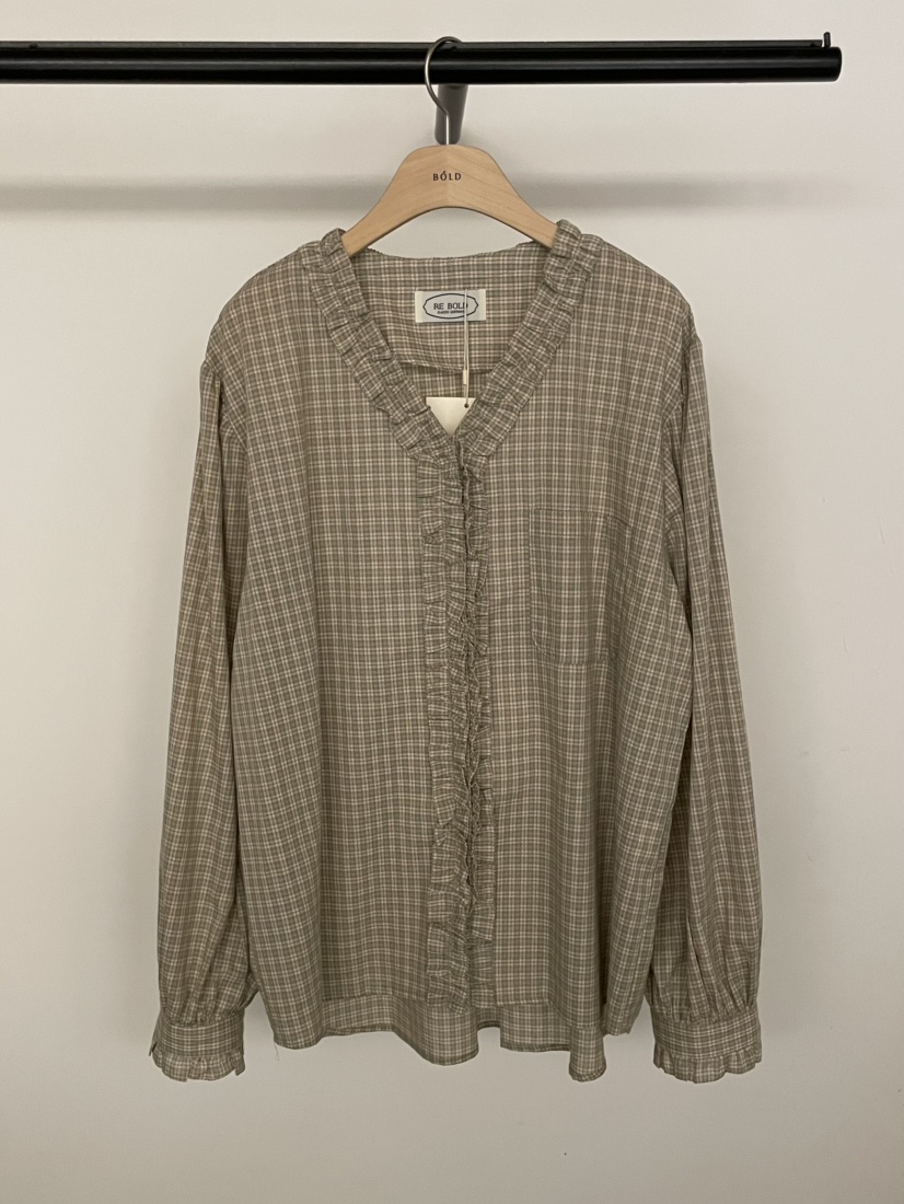 BOLD-A韓國東大門直郵女士新款時尚26春夏人氣襯衫蕾絲衫RE BOLD襯衫/蕾絲衫圖色1