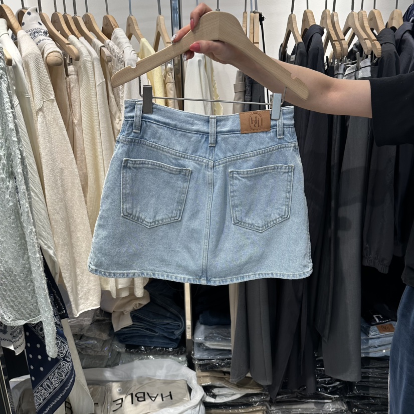 HABLE韓國東大門直郵女士新品人氣職業推薦熱賣休閑裙褲豹紋HABLE裙褲