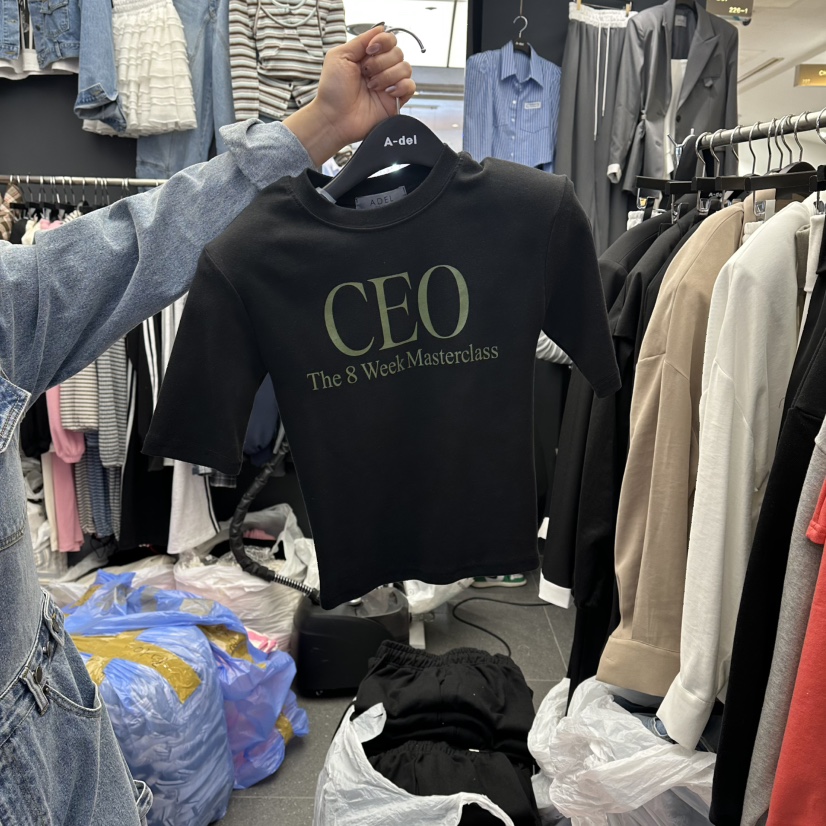 A-DEL韓國東大門代購女士新品休閑推薦26春夏熱賣職業T恤A-DELT恤圖色4