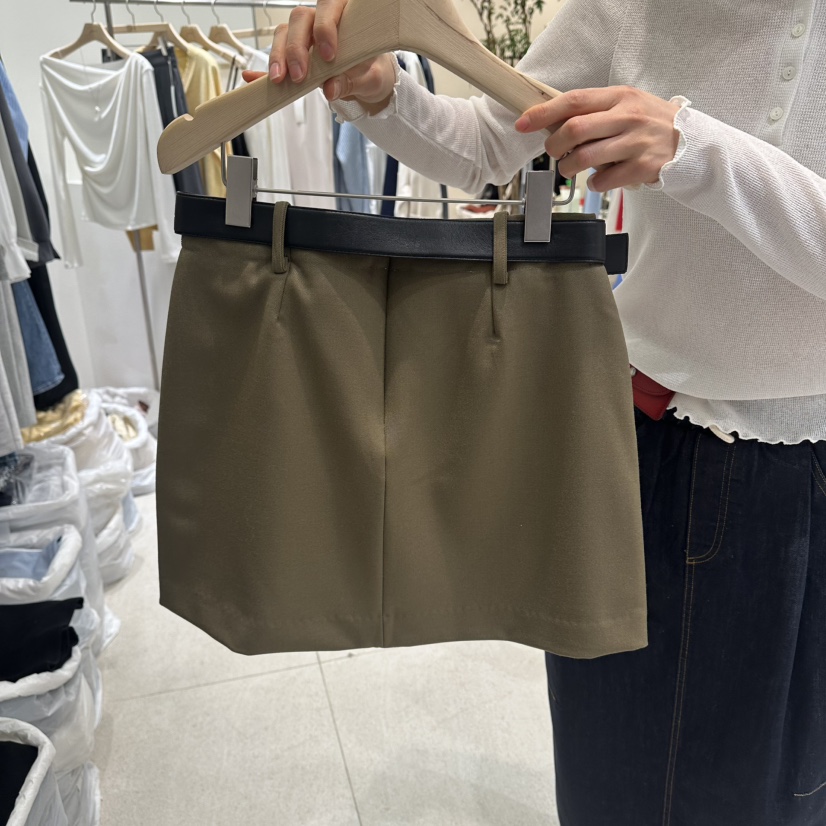 GRACIA韓國東大門代購女士新品職業推薦裙褲不含腰帶紐扣GRACIA裙褲