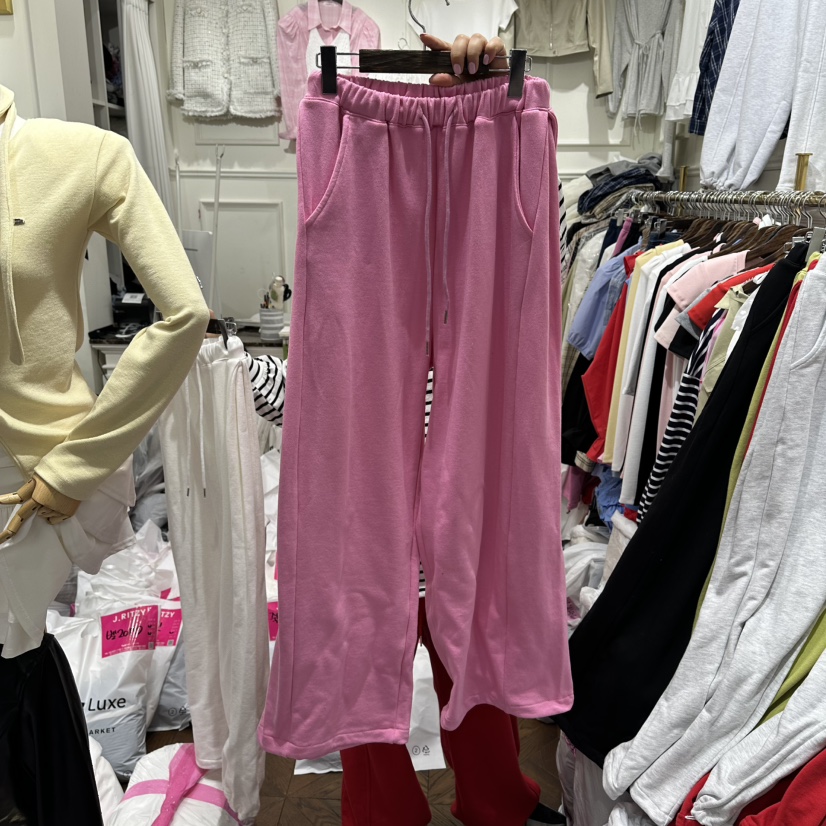 J.RITZY韓國直郵實拍女裝新品26春夏熱賣時尚休閑褲褶皺J.RITZY休閑褲圖色2