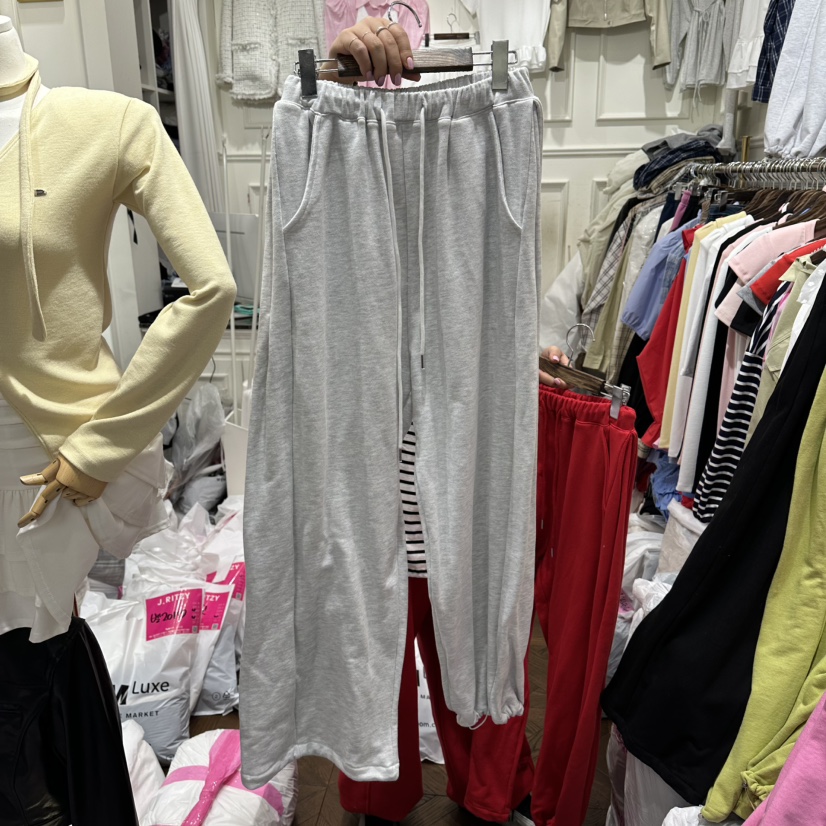 J.RITZY韓國直郵實拍女裝新品26春夏熱賣時尚休閑褲褶皺J.RITZY休閑褲圖色3