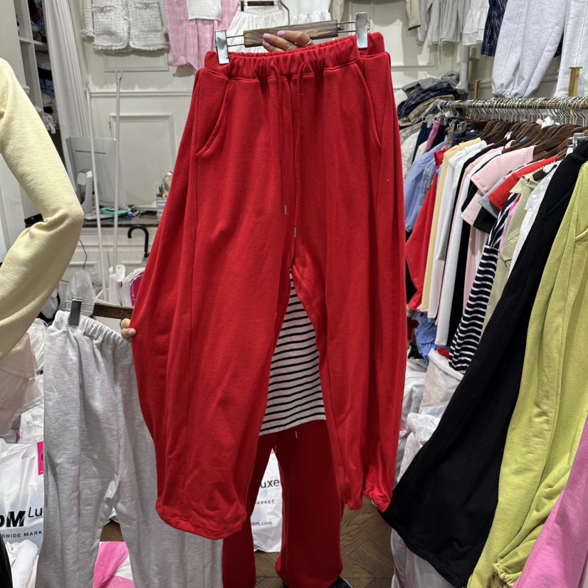 J.RITZY韓國直郵實拍女裝新品26春夏熱賣時尚休閑褲褶皺J.RITZY休閑褲圖色4