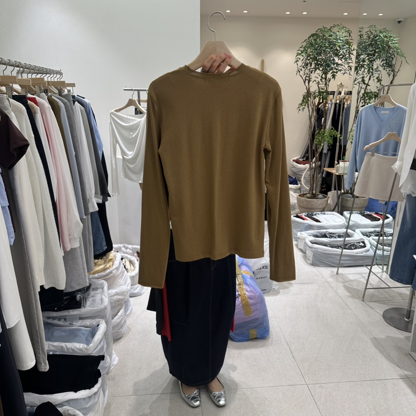 GRACIA韓國直郵女裝新品職業真品人氣休閑推薦時尚長袖T恤GRACIA長袖T恤