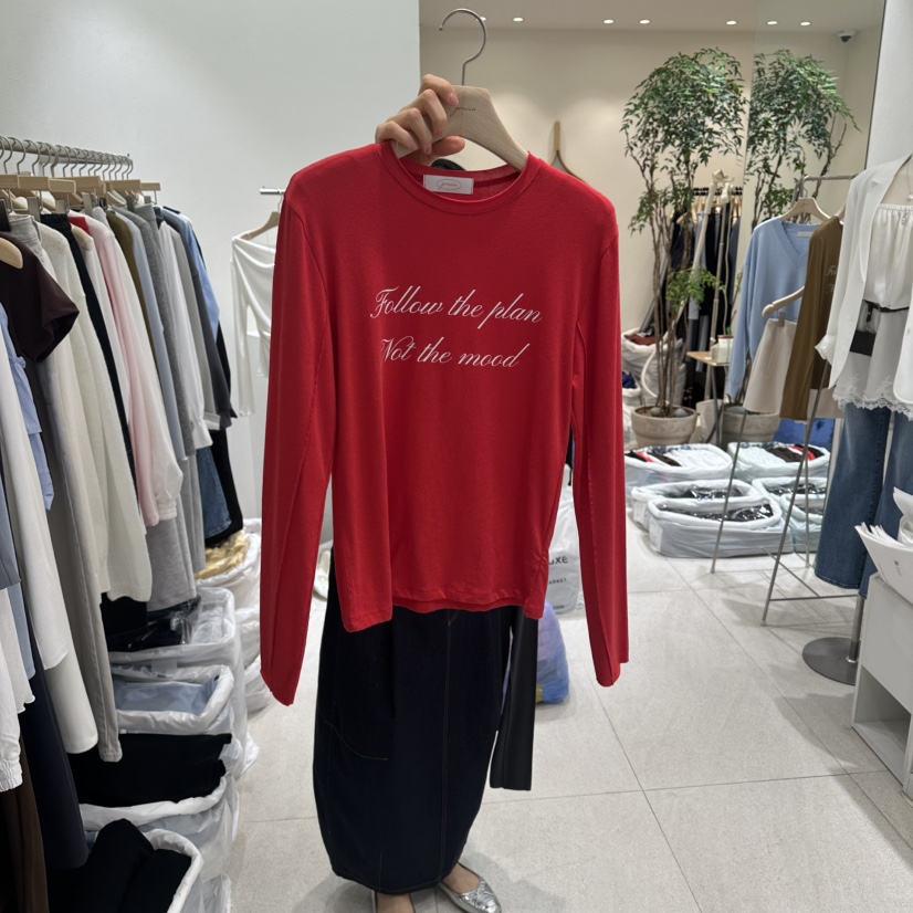 GRACIA韓國直郵女裝新品職業真品人氣休閑推薦時尚長袖T恤GRACIA長袖T恤圖色3