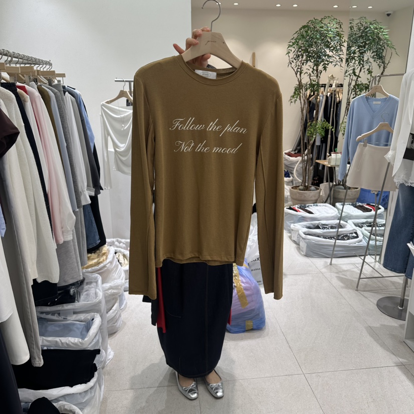 GRACIA韓國直郵女裝新品職業真品人氣休閑推薦時尚長袖T恤GRACIA長袖T恤圖色4