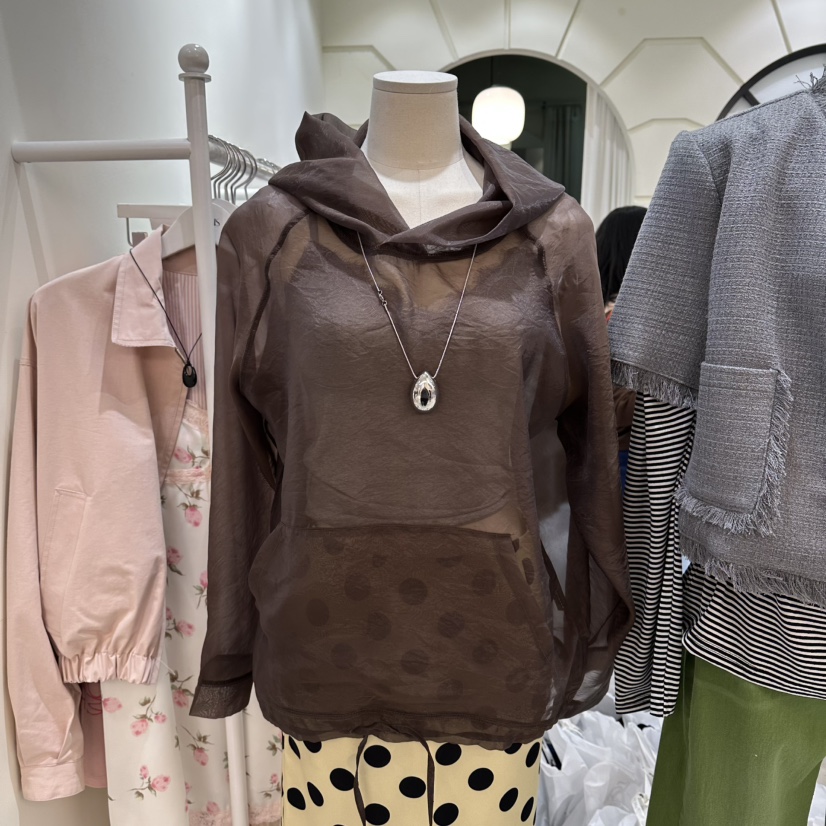 EGG IS東大門直郵女裝新款時尚職業推薦真品26春夏襯衫蕾絲衫EGG IS襯衫/蕾絲衫圖色1