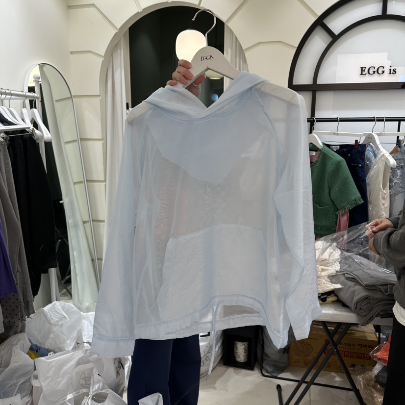 EGG IS東大門直郵女裝新款時尚職業推薦真品26春夏襯衫蕾絲衫EGG IS襯衫/蕾絲衫圖色2