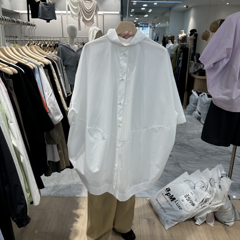 REVE-L韓國直郵女裝新品26春夏職業真品時尚熱賣襯衫蕾絲衫REVE-L襯衫/蕾絲衫