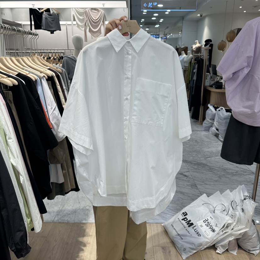 REVE-L韓國直郵女裝新品26春夏職業真品時尚熱賣襯衫蕾絲衫REVE-L襯衫/蕾絲衫圖色2