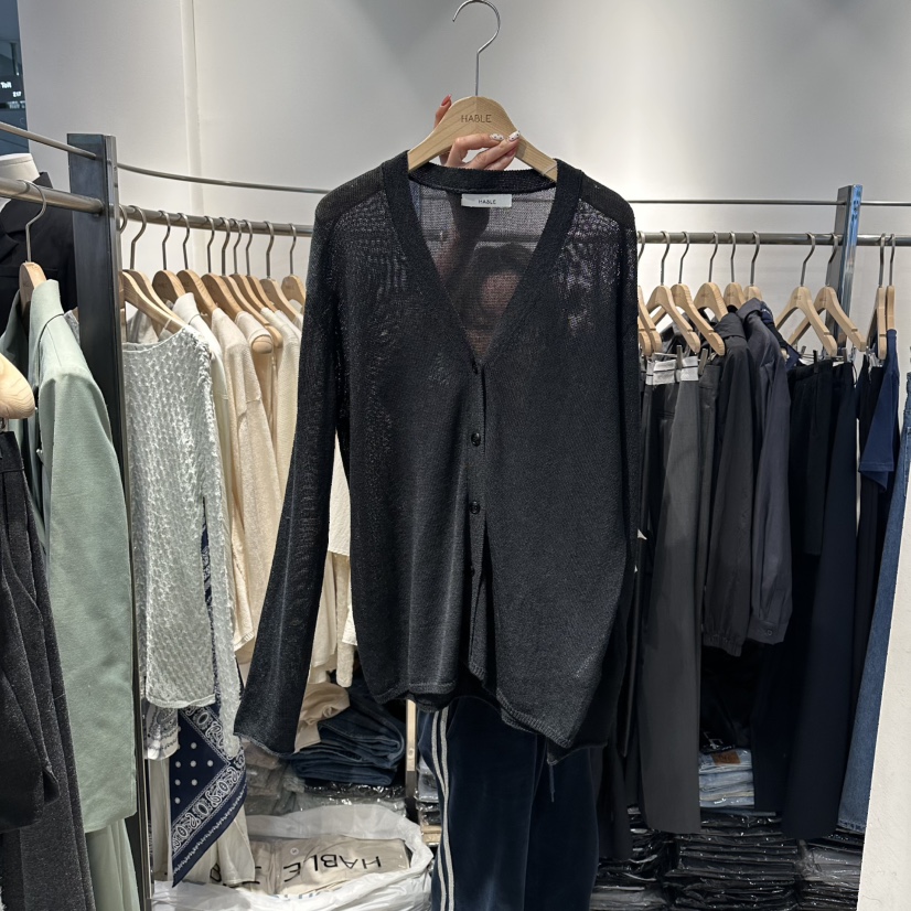 HABLE韓國直郵女裝新款休閑時尚推薦26春夏熱賣針織衫開衫HABLE針織衫圖色2