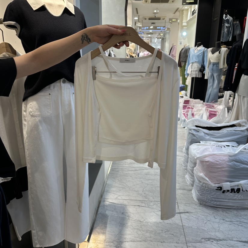 HABLE韓國東大門代購女士新款26春夏時尚人氣熱賣套裝兩件套HABLE套裝圖色1