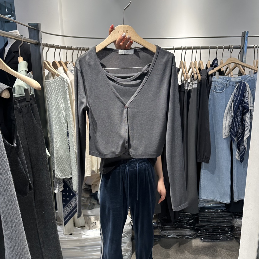 HABLE韓國東大門代購女士新款26春夏時尚人氣熱賣套裝兩件套HABLE套裝圖色2