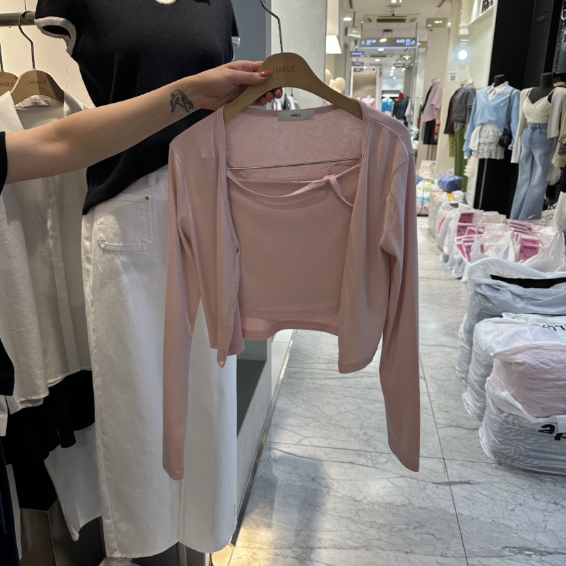 HABLE韓國東大門代購女士新款26春夏時尚人氣熱賣套裝兩件套HABLE套裝圖色3