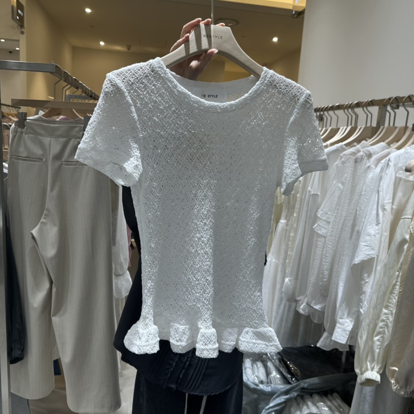 RE STYLE-Q韓國東大門直郵女士新款熱賣休閑推薦人氣T恤RE STYLET恤圖色1