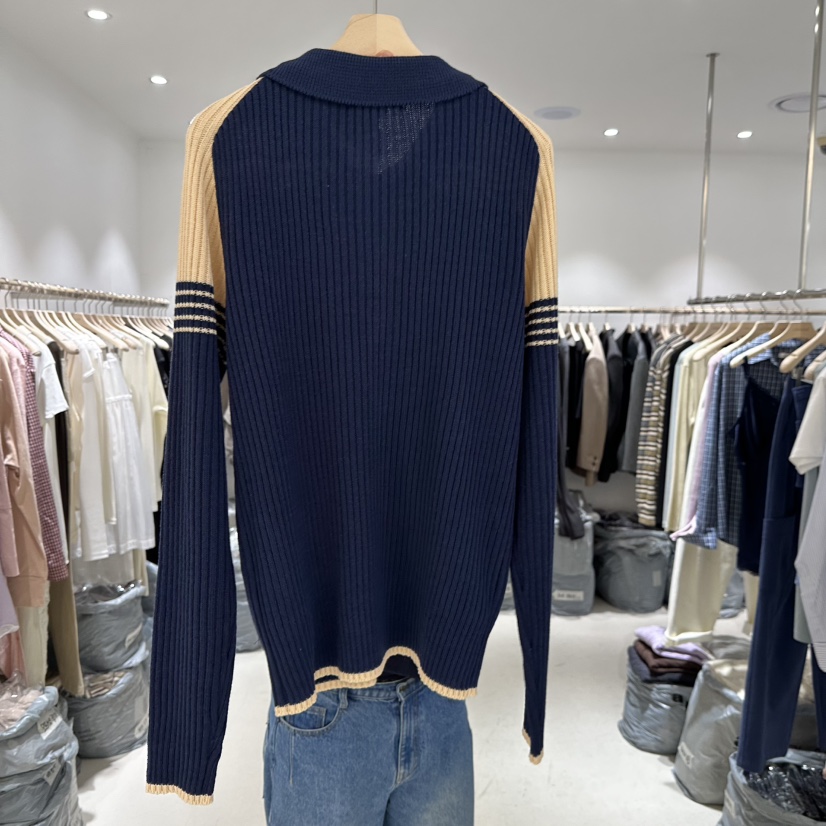 CONNAUGHT/DAILYJUD韓國代購女士新款推薦熱賣人氣毛衣拉鏈CONNAUGHT/DAILYJUD毛衣