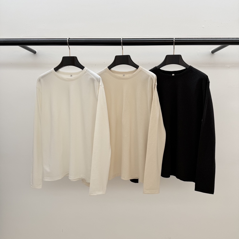 ID韓國代購女士新品休閑職業推薦熱賣人氣時尚26春夏長袖T恤棉ID長袖T恤