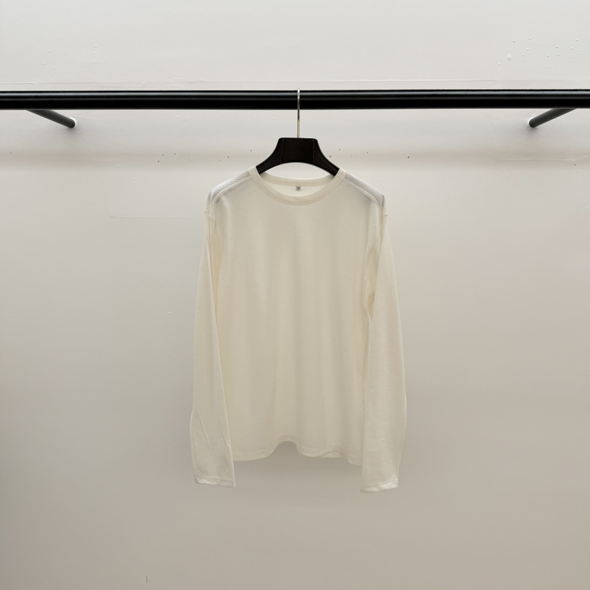 ID韓國代購女士新品休閑職業推薦熱賣人氣時尚26春夏長袖T恤棉ID長袖T恤圖色1白色