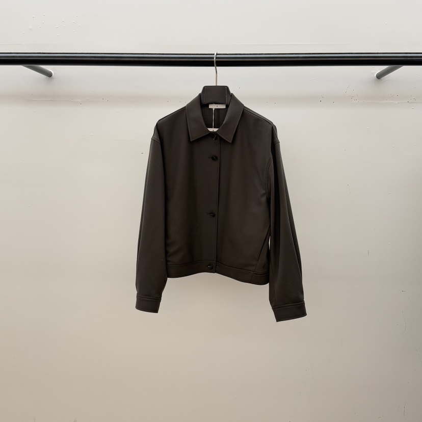 ID韓國直郵實拍女士新品人氣熱賣時尚休閑26春夏夾克羊毛ID夾克圖色1棕色