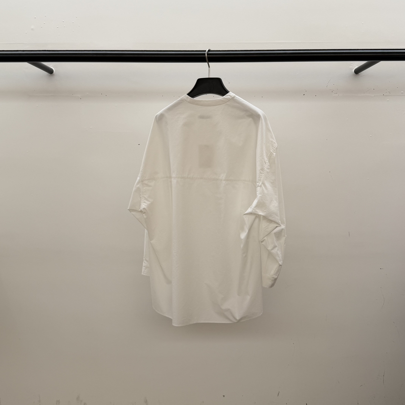 ID韓國東大門代購女裝新款26春夏熱賣時尚襯衫蕾絲衫寬松棉ID襯衫/蕾絲衫