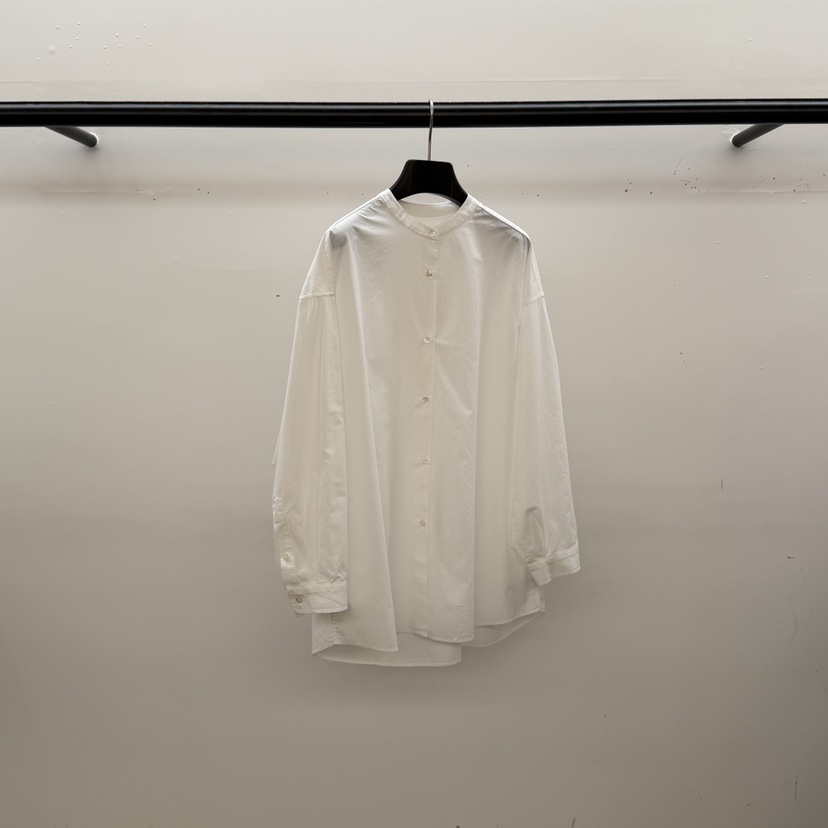 ID韓國東大門代購女裝新款26春夏熱賣時尚襯衫蕾絲衫寬松棉ID襯衫/蕾絲衫圖色1