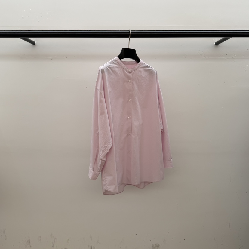 ID韓國東大門代購女裝新款26春夏熱賣時尚襯衫蕾絲衫寬松棉ID襯衫/蕾絲衫圖色2