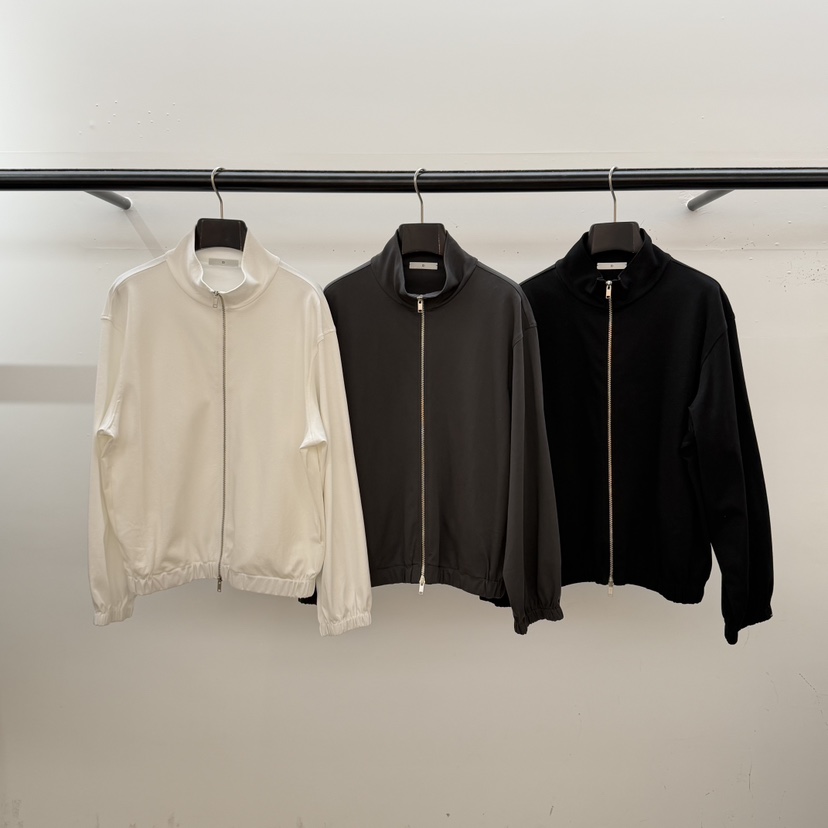 ID韓國直郵實拍女裝新品休閑職業人氣26春夏夾克拉鏈絲綢ID夾克