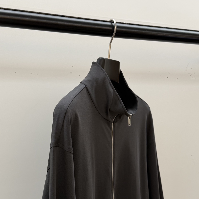 ID韓國直郵實拍女裝新品休閑職業人氣26春夏夾克拉鏈絲綢ID夾克