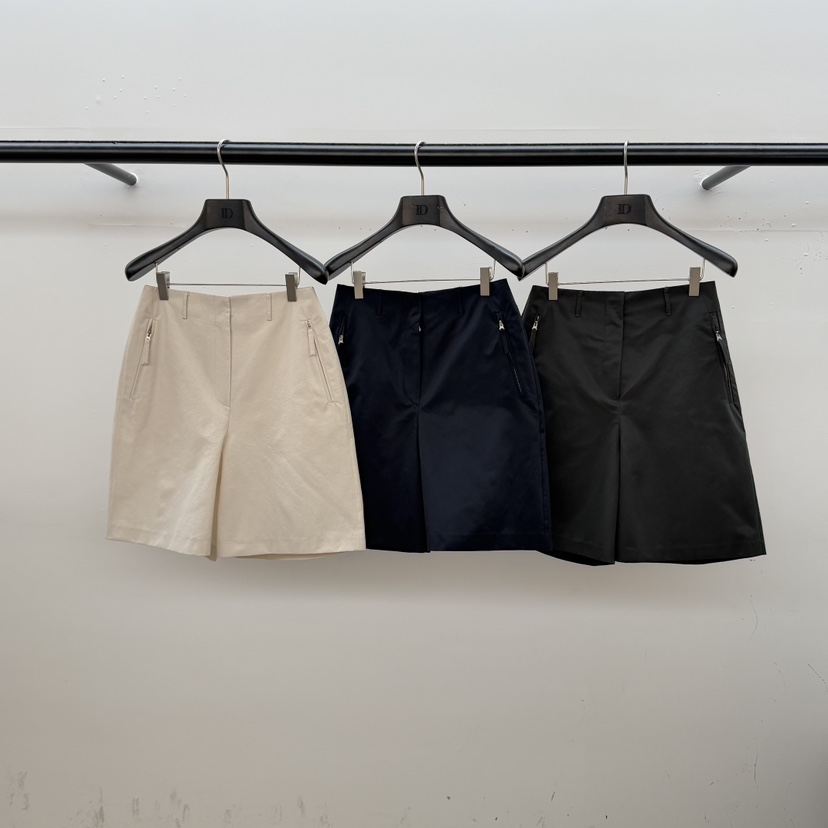 ID韓國代購女士新款人氣26春夏熱賣推薦休閑職業短褲緞面ID短褲