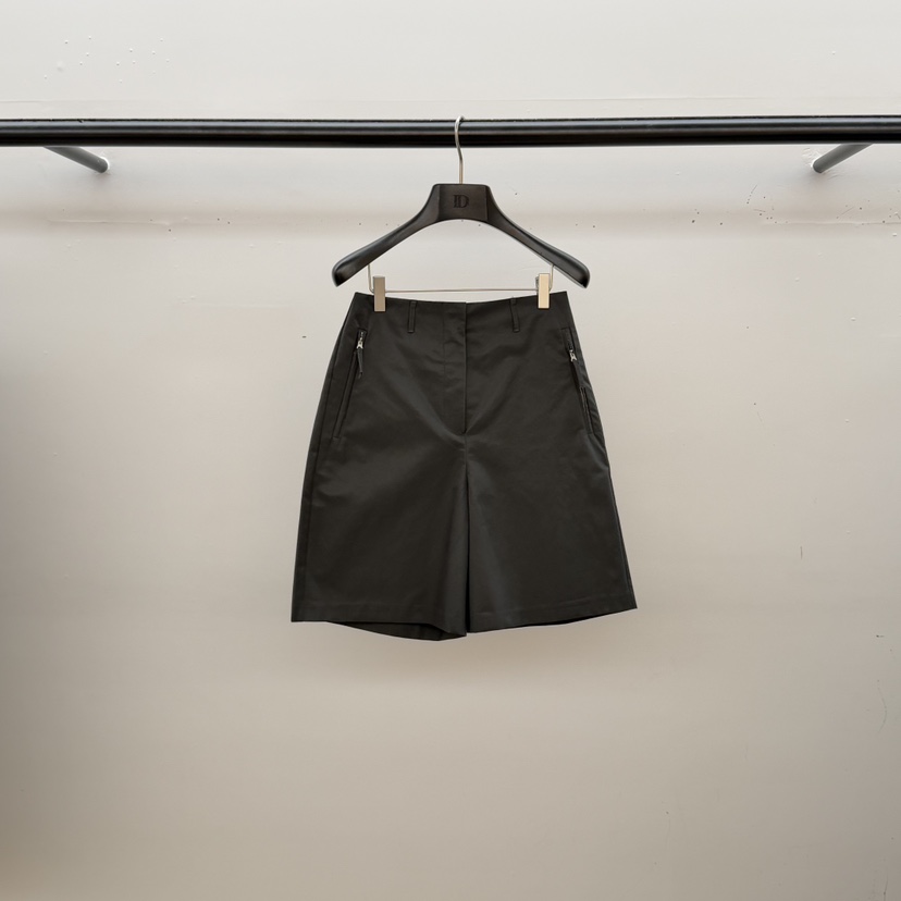 ID韓國代購女士新款人氣26春夏熱賣推薦休閑職業短褲緞面ID短褲圖色3墨色