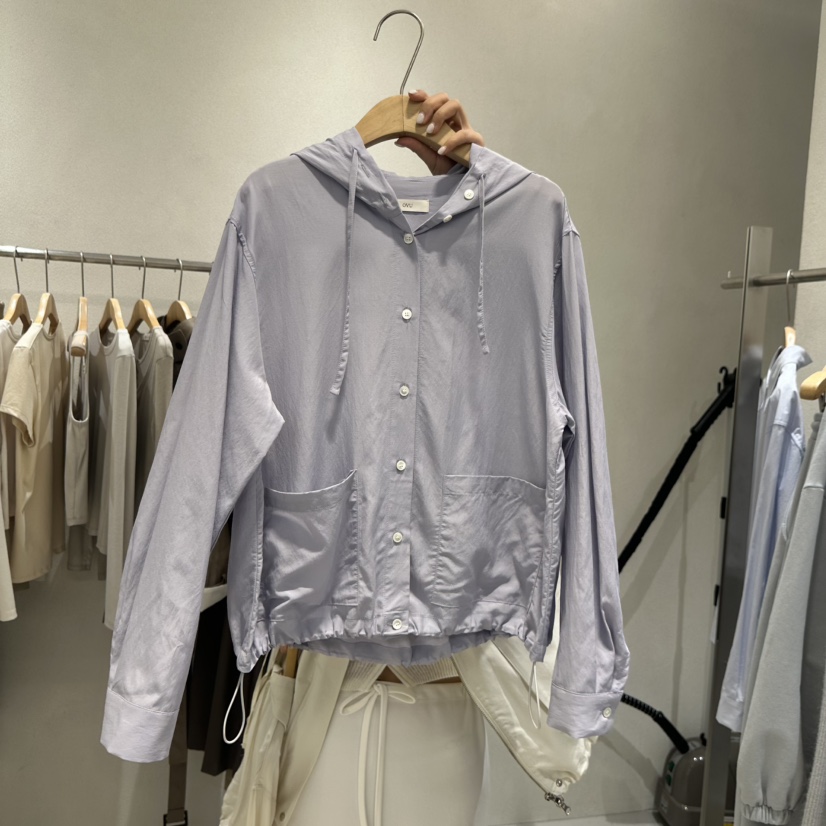 OVU韓國東大門直郵女士新品人氣休閑職業推薦時尚夾克連帽衫OVU夾克圖色2