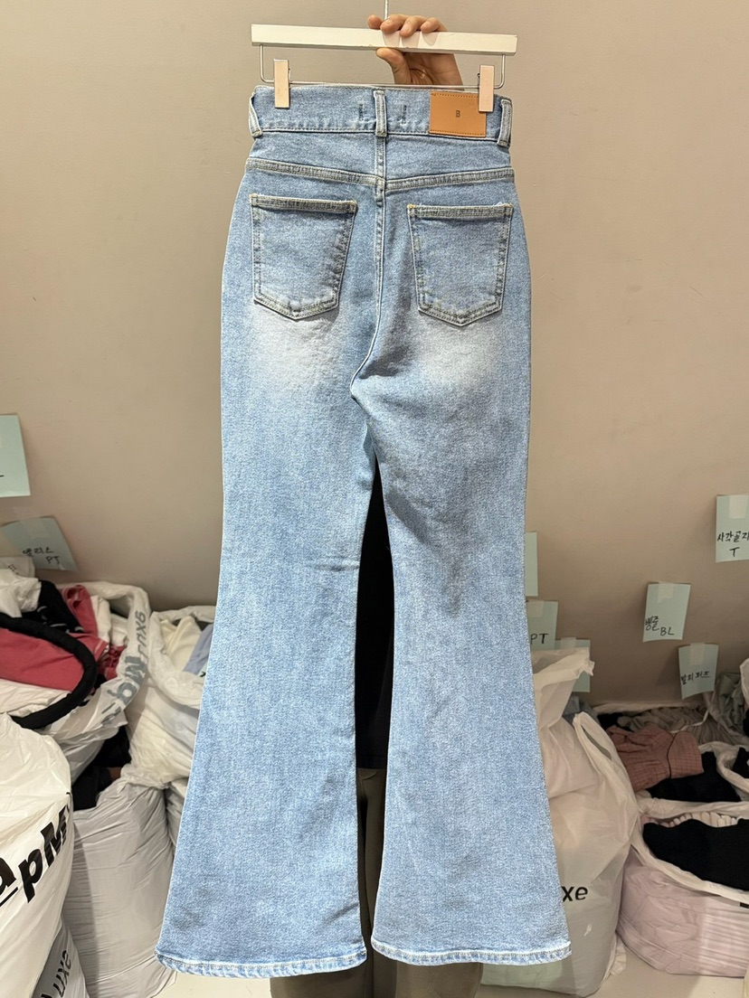 BELITA-L韓國東大門代購女裝新品休閑26春夏職業推薦牛仔褲BELITA-L牛仔褲