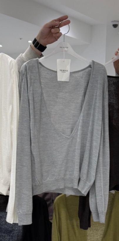 THE BRUNCH韓國東大門代購女士新品人氣推薦熱賣針織衫V領THE BRUNCH針織衫圖色2