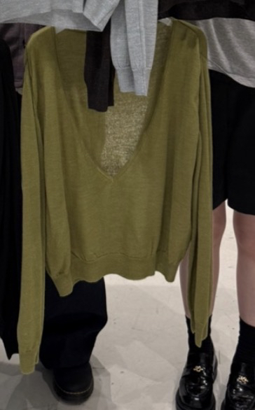 THE BRUNCH韓國東大門代購女士新品人氣推薦熱賣針織衫V領THE BRUNCH針織衫圖色5