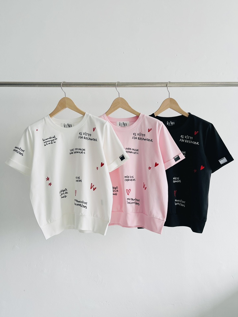 IAAN韓國直郵女裝新款休閑時尚熱賣推薦人氣職業26春夏T恤iaAnT恤