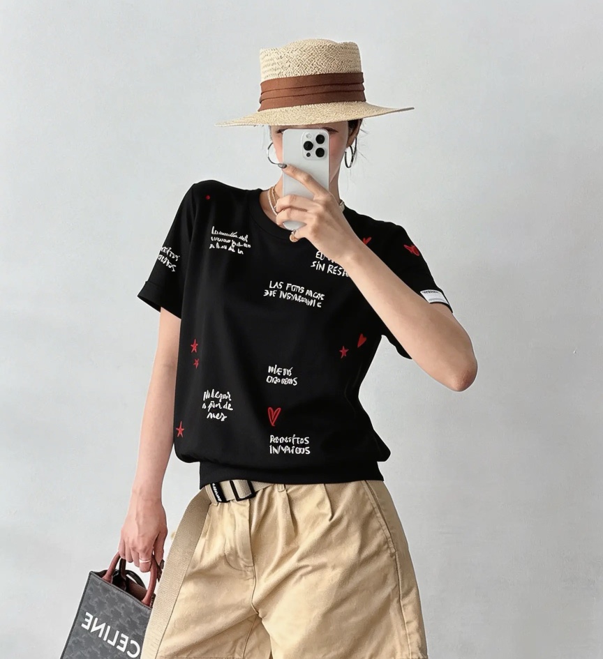 IAAN韓國直郵女裝新款休閑時尚熱賣推薦人氣職業26春夏T恤iaAnT恤