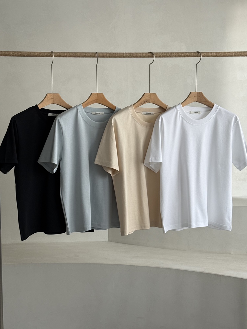 DEMAR韓國東大門直郵女裝新品時尚推薦休閑職業人氣T恤棉DEMART恤