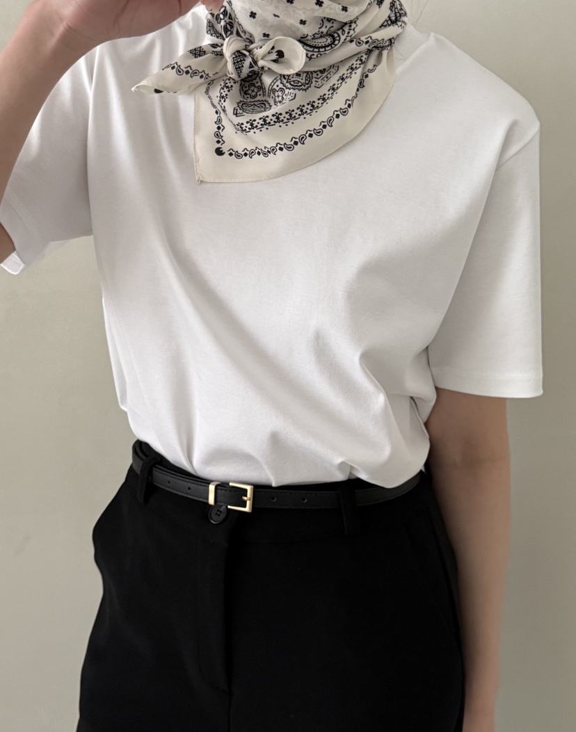 DEMAR韓國東大門直郵女裝新品時尚推薦休閑職業人氣T恤棉DEMART恤