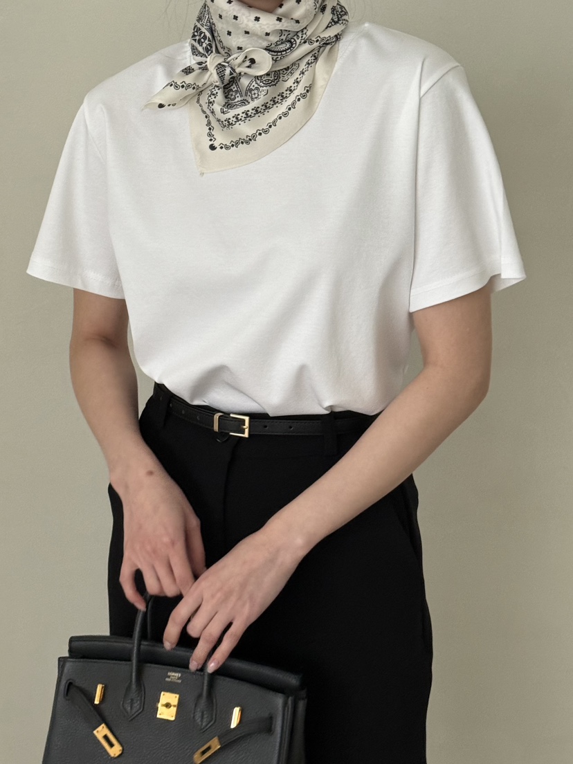 DEMAR韓國東大門直郵女裝新品時尚推薦休閑職業人氣T恤棉DEMART恤圖色1