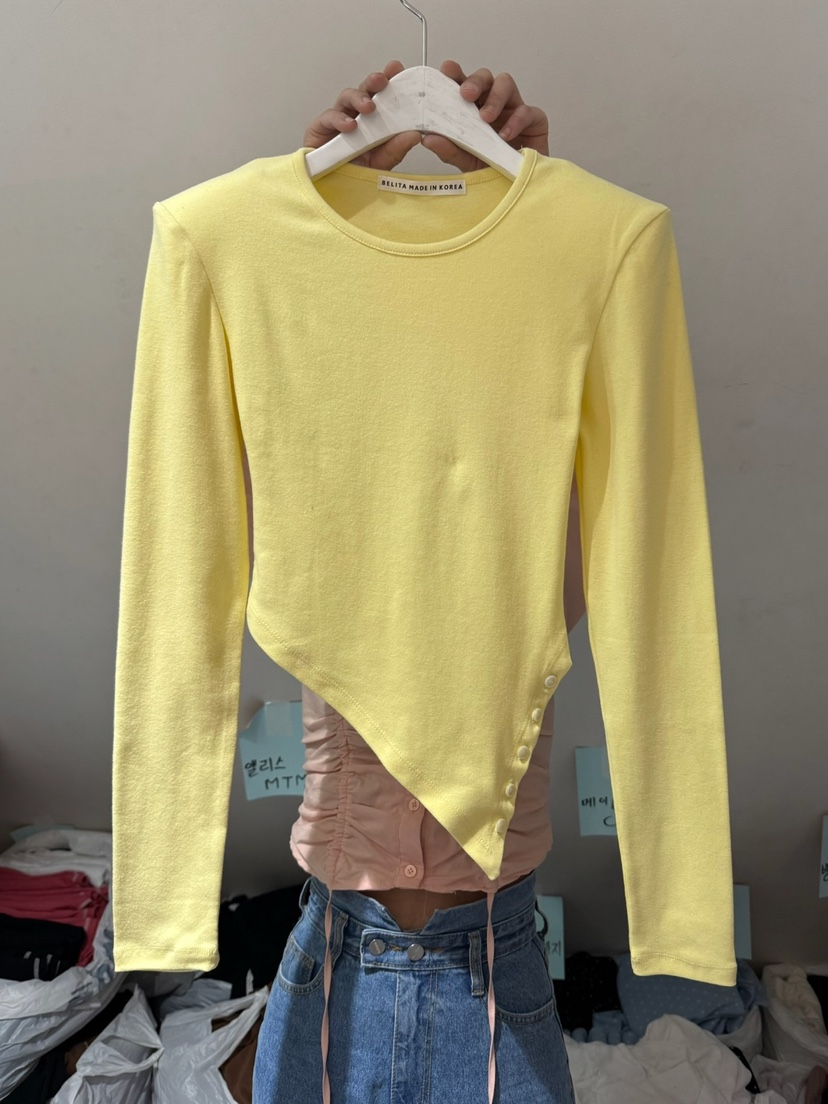 BELITA-L韓國直郵女士新品熱賣職業休閑時尚推薦長袖T恤BELITA-L長袖T恤圖色2